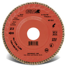 CGW Abrasives 42954 - Plastic Backing Flap Discs