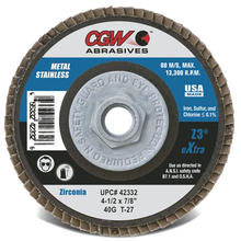 CGW Abrasives 42326 - eXtra Z3 Zirconia Flap Discs