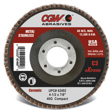 CGW Abrasives 42414 - eXtreme C3 Ceramic Flap Discs