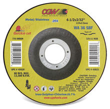 CGW Abrasives 45114 - Thin Reinforced Cut-Off Wheels