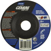 Saint-Gobain Abrasives Inc. 66252843584 - 4-1/2 x 1/4 x 7/8 In. Gemini FC Grinding Wheel 24 N BDA T27