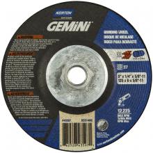 Saint-Gobain Abrasives Inc. 66252843597 - 5 x 1/4 x 5/8 - 11 In. Gemini Grinding Wheel 24 S BDA T27