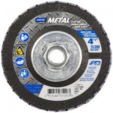 Saint-Gobain Abrasives Inc. 66254437013 - 4-1/2 x 5/8 - 11 In. Metal Fiberglass Flat Flap Disc T27 P40 Grit R828 ZA