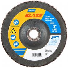 Saint-Gobain Abrasives Inc. 66261183494 - 7 x 7/8 In. Blaze Fiberglass Conical Flap Disc T29 36 Grit R980P CA