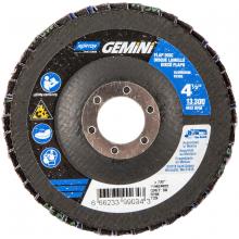 Saint-Gobain Abrasives Inc. 66623399034 - 4-1/2 x 7/8 In. Gemini Fiberglass Conical Flap Disc T29 P60 Grit R766 ZA