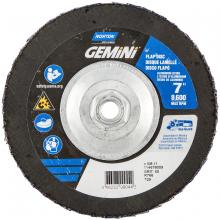 Saint-Gobain Abrasives Inc. 66623399044 - 7 x 5/8 - 11 In. Gemini Fiberglass Conical Flap Disc T29 P60 Grit R766 ZA