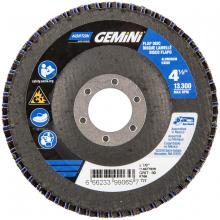 Saint-Gobain Abrasives Inc. 66623399065 - 4-1/2 x 7/8 In. Neon Fiberglass HD Flat Flap Disc T27 P80 Grit R766 ZA