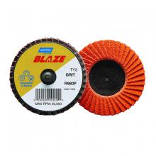 Saint-Gobain Abrasives Inc. 77696090153 - 3 In. Blaze Plastic Flat Mini Flap Disc Type III T27 80 Grit R980P