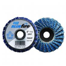 Saint-Gobain Abrasives Inc. 77696090184 - 3 In. BlueFire Plastic Flat Mini Flap Disc Type II T27 P120 Grit R884P2 ZA