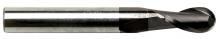 Sowa Tool 102-239 - Sowa High Performance 3/32 x 1-1/2" OAL 2 Flute Ball Nose Stub Length TiAlN Coat