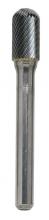 Sowa Tool 170-061 - STM SC-51 1/4" x 1/8" Shank Cylindrical Radius End Carbide Standard Cut Burr