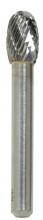 Sowa Tool 170-174 - STM SE-7 3/4" x 1/4" Shank Oval Shaped Carbide Double Cut Burr