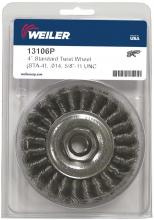 Weiler Abrasives 13106P - Knot Wire Wheel - Retail Pack