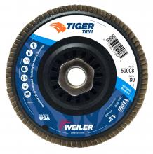 Weiler Abrasives 50008 - Flap Disc - Trimmable Tiger