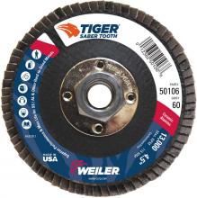 Weiler Abrasives 50106 - Flap Disc - Tiger Ceramic