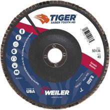 Weiler Abrasives 50136 - Flap Disc - Tiger Ceramic