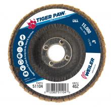 Weiler Abrasives 51104 - Flap Disc - Tiger Paw