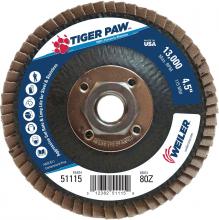 Weiler Abrasives 51115 - Flap Disc - Tiger Paw