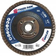 Weiler Abrasives 51125 - Flap Disc - Tiger Paw