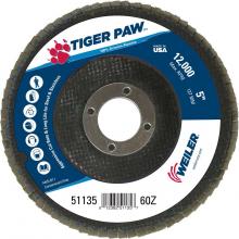 Weiler Abrasives 51135 - Flap Disc - Tiger Paw