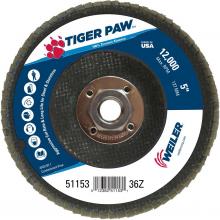 Weiler Abrasives 51153 - Flap Disc - Tiger Paw