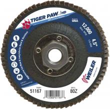 Weiler Abrasives 51167 - Flap Disc - Tiger Paw