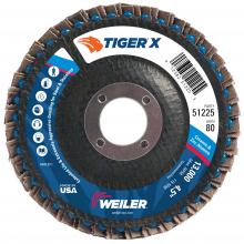 Weiler Abrasives 51225 - FDGX-4.5 80Z 7/8AH T27