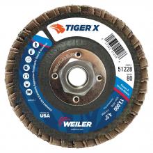 Weiler Abrasives 51228 - Flap Disc - Tiger X