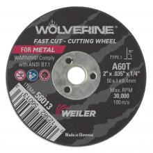 Weiler Abrasives 56013 - Cutting Wheel - Wolverine