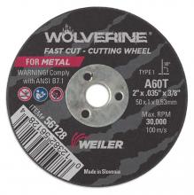 Weiler Abrasives 56128 - Cutting Wheel - Wolverine