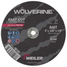 Weiler Abrasives 56165 - Cutting Wheel - Wolverine