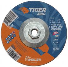 Weiler Abrasives 58054 - Cut/Grind Combo Wheel - Tiger Zirc