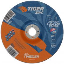 Weiler Abrasives 58056 - Cut/Grind Combo Wheel - Tiger Zirc