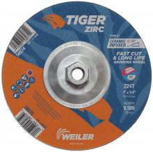 Weiler Abrasives 58074 - Grinding Wheel - Tiger Zirc