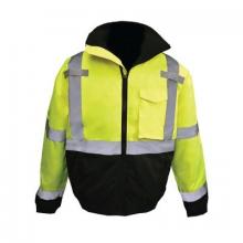 Radians SJ11QB-3ZGS-2X - Radians SJ11QB High Visibility Weatherproof Bomber Jacket with Quilted Built-in Liner