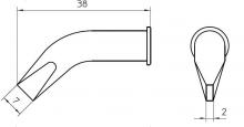 Apex T0054446199 - LHT EX SOLDERING TIP 7.0MM