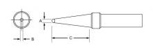 Apex TPTF8 - TIP,CONICAL,1/32",800F