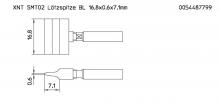 Apex T0054487799 - XNT SMT02 SOLDERING TIP BL 16.8X0.6X7.1M