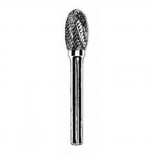 Dynabrade 93343 - Carbide Burr, 1/8" (3 mm) Dia., SE-41 D/C Burr, Oval, 7/32" (6 mm) Flute L, 1/8" Shank