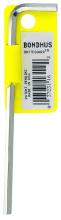 Bondhus 16104 - 5/64" BriteGuard Plated Hex L-wrench - Long - Tagged/Barcoded