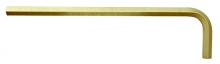 Bondhus 28112 - 1/4"   GoldGuard Plated Hex L-wrench - Long      Bulk