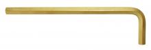 Bondhus 29172 - 8mm GoldGuard Plated Hex L-wrench - Long - Bulk