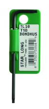 Bondhus 31810 - T10 TorxÂ® L-wrench - Long Arm - Tagged & Barcoded