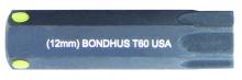 Bondhus 32060 - T60 ProHold TorxÂ® Bit 2" 12mm stock size