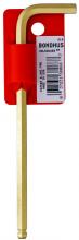 Bondhus 38072 - 8mm GoldGuard Plated Ball End L-wrench     Tagged/Barcoded