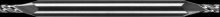 RobbJack T6-400-03-DLC - T6-400-03-DLC T6 Series Tuffy Grade Carbide End Mill