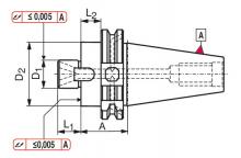 Ceratizit 8231512278 - SHELL MILL ADAPTER