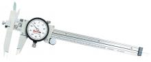 LS Starrett 120JZ-6 - DIAL CALIPER, 0-6", OFFSET JAW