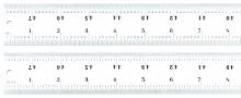 LS Starrett C416R-48 - RULE, 48", 16R GRAD, HEAVY SPRING TEMPERED