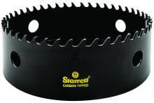 LS Starrett CT500 - HIGH PERFORMANCE TRIPLE CHIP TUNGSTEN CARBIDE TIPPED HOLE SAW, 5" - 127mm DIAMETER